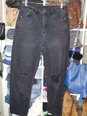 American Eagle Black Jeans Size 6 Regular